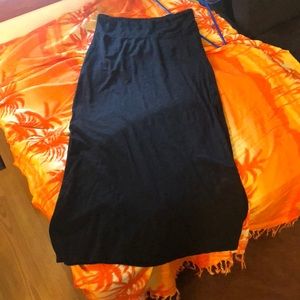 Long black sports skirt mint condition like new